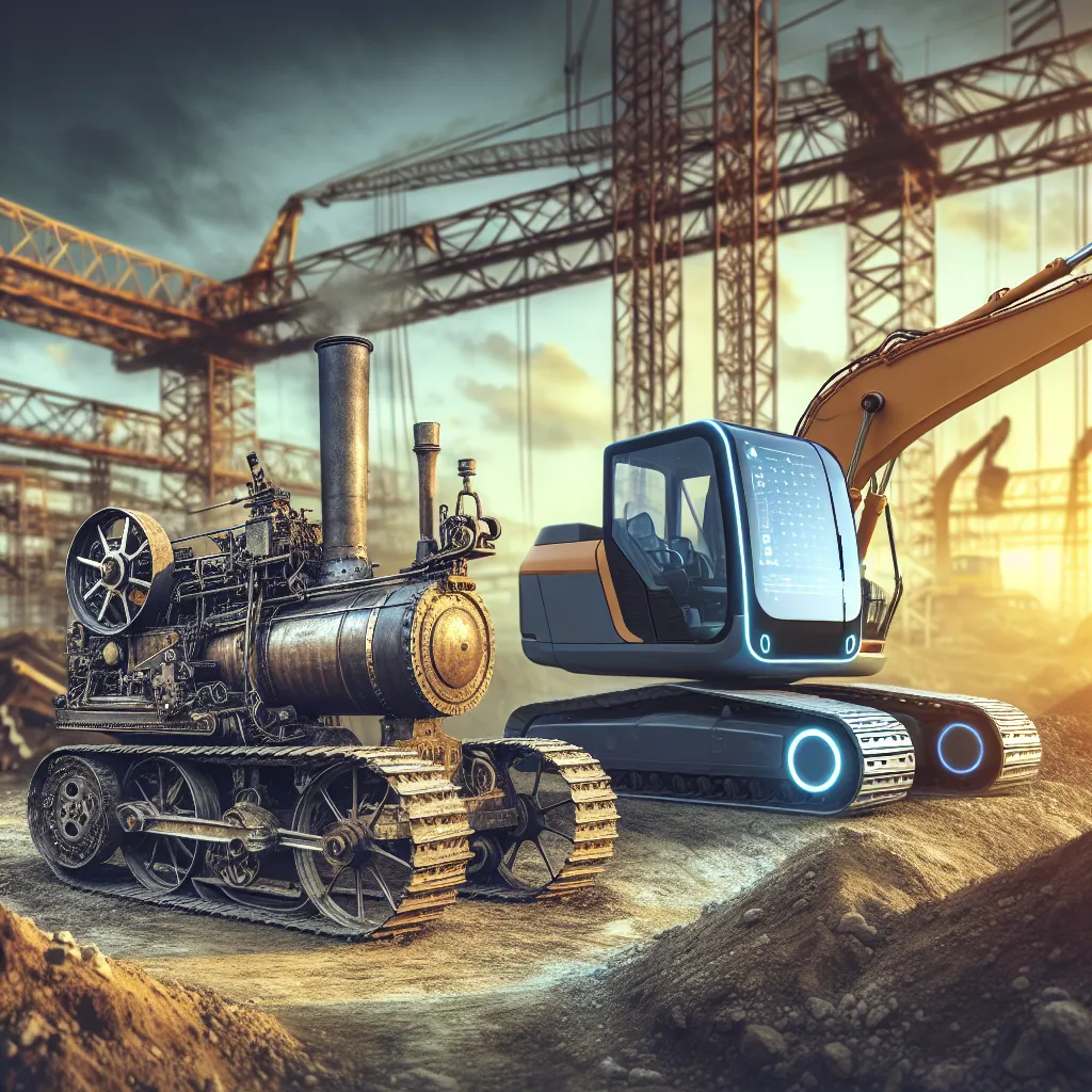 Ewolucja koparek: Od pary do automatyzacji