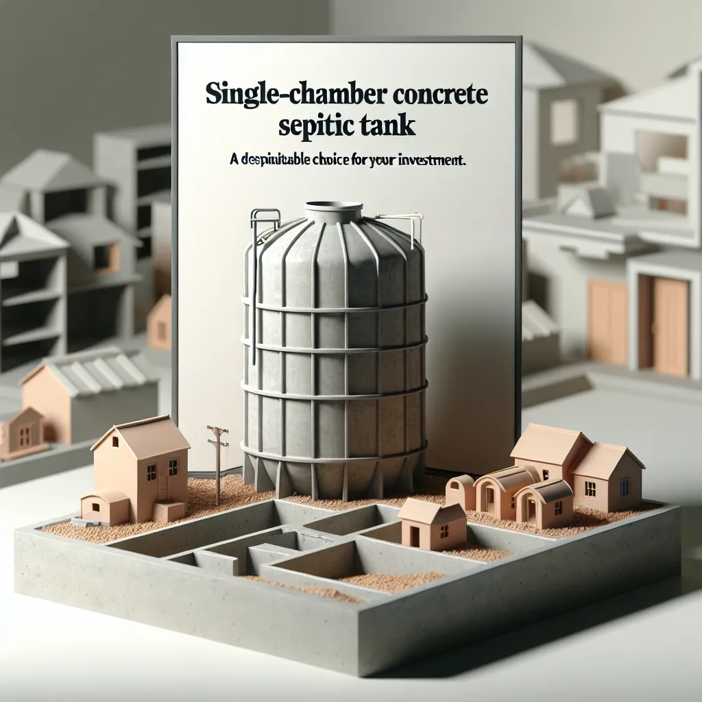 Betonowe szamba jednokomorowe 8m3 – niezawodne rozwiązanie dla Twojej inwestycji