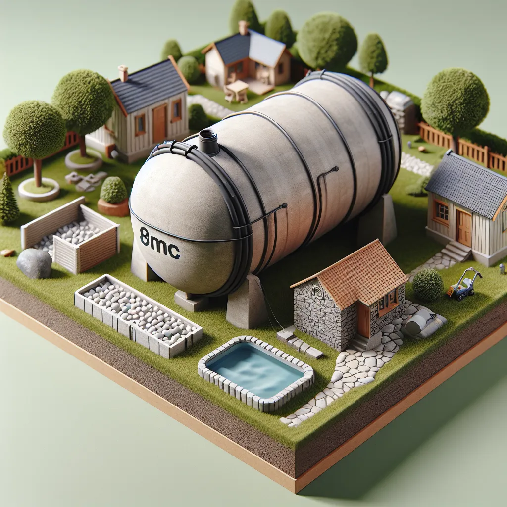 Betonowe szamba 8m3 – trwałe rozwiązanie dla Twojej posesji